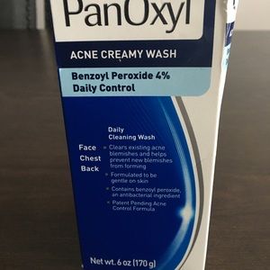 PanOxyl 4% acne cream wash